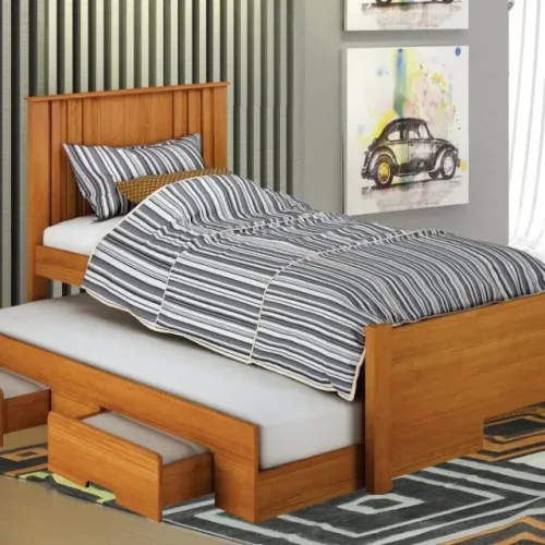 Cama Solteiro Padrão C/Auxiliar e Gavetas. Produto Novo Direto de Fábrica P/Sua casa.