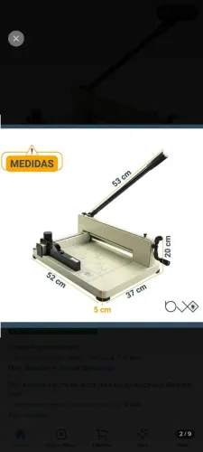 Guilhotina semi industrial 400 folhas