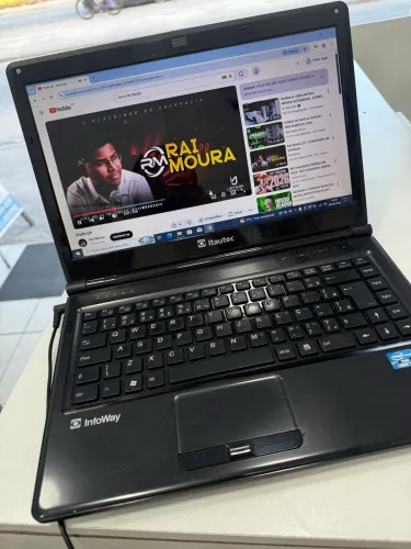 Notbook Itautec i5 8gb ssd 120 gb Windows aceito cartão revisado 