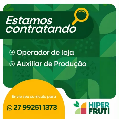 Contrata-se Operadora de Loja & Aux. de a Produção