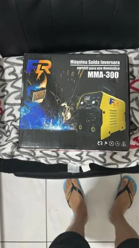 Máquina de Solda Inversora MMA Portátil -300 FR - NOVA na caixa! ?