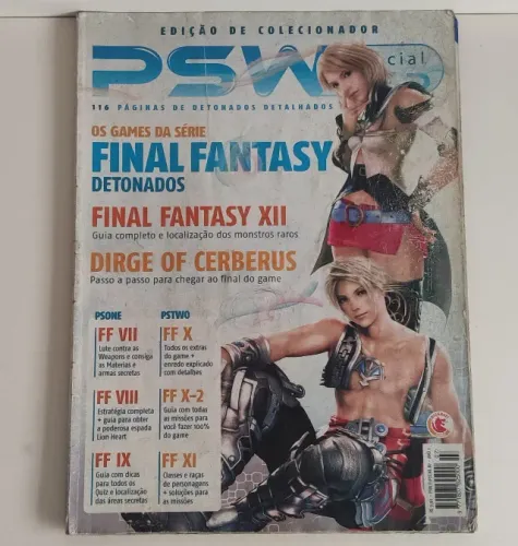 Revista Psw Edição De Colecionador Final Fantasy