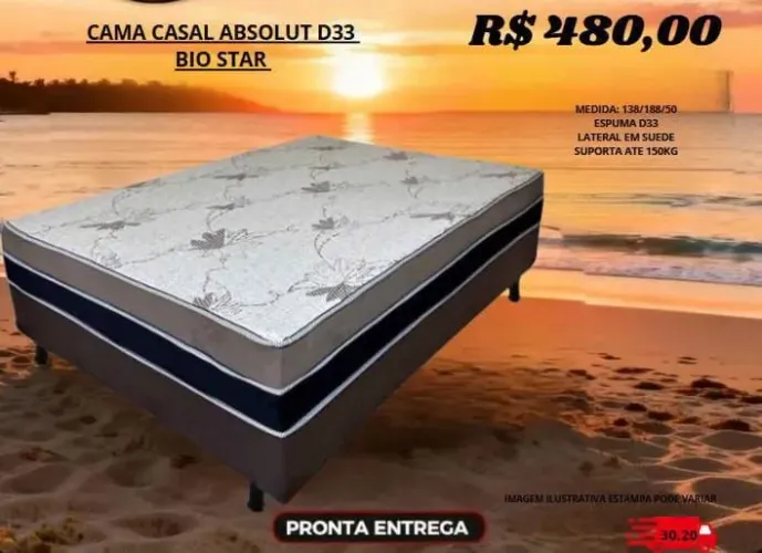 Cama Box Casal Absolut D33
