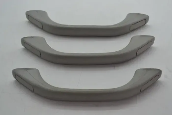 Kit 3 Puxador Alça Teto Pqp Honda Fit 2003 A 2008 Original Cinza