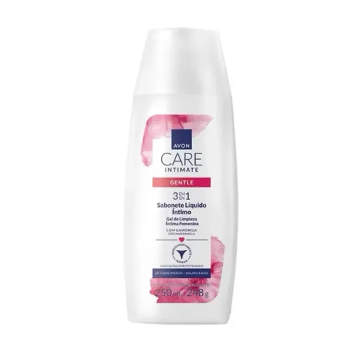 Sabonete Líquido Íntimo Avon Care Gentle 250ml - Limpeza Suave e Frescor Duradouro
