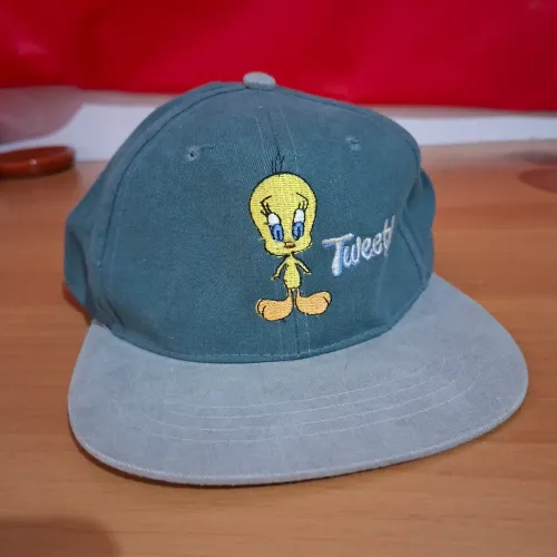 Boné Vintage Warner Brothers Studio Store Tweety PIU PIU Anos 90 Raridade