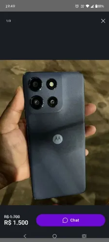 Vendo celular 4 dias de uso * zap