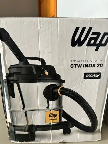  *ASPIRADOR DE ÁGUA E PÓ WAP GTW INOX 20 - 1600W - NOVO NA CAIXA* 