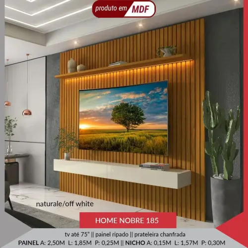 Painel ripado MDF