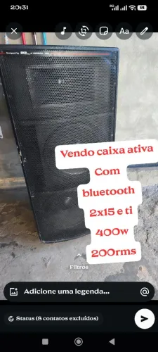 Caixa ativa com bluetooth