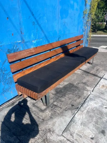 Banco 100% madeira 30,4x55 ideal para área externa