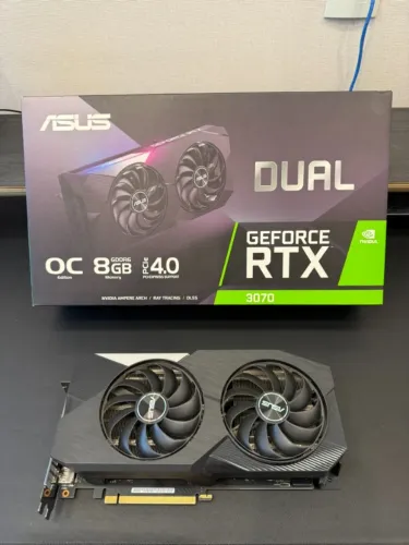 ASUS Dual GeForce RTX 3070 OC 8GB GDDR6 - Caixa Original - Excelente Estado