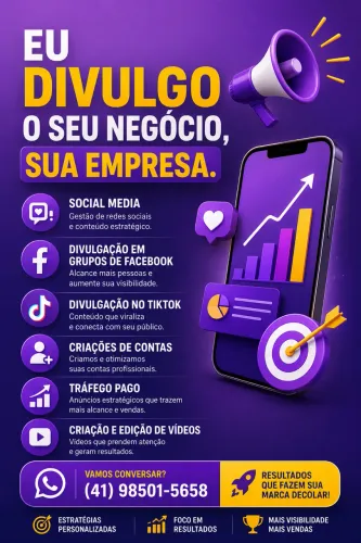 Divulgação e Marketing Digital