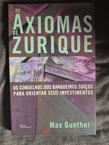 Livro Sobre Finanças Axiomas de Zurique 
