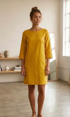 Vestido de Linho Lança Perfume