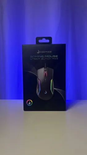 Mouse Gamer Laser Black RGB, 16000 DPI, 9 Botões, Preto