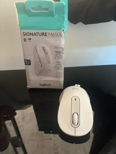 Mouse Sem Fio Logitech Signature M650 L Branco