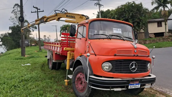 Caminhão 1313 L 1981/com Munck legalizado