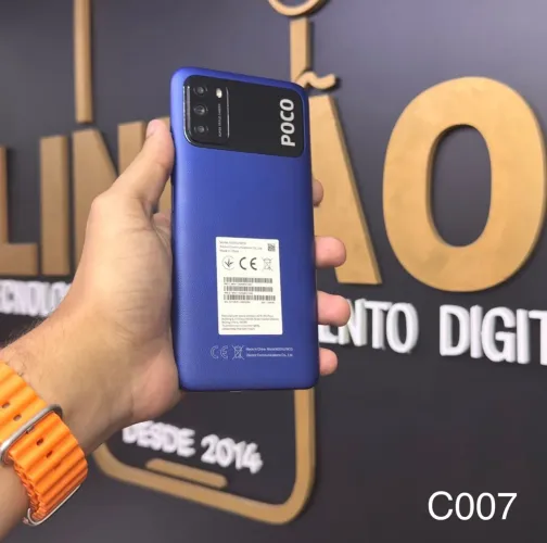 LOJA FÍSICA. POCO M3 128GB AZUL | BARATINHO DO MOMENTO | PARCELADO NO BOLETO 