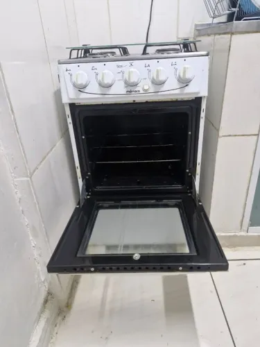 Fogão 4 Bocas e Forno com Mesa Inox Atlas