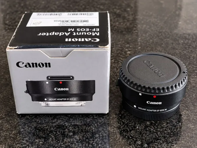 Adaptador Canon Mount Adapter EF-EOS M Original + Caixa