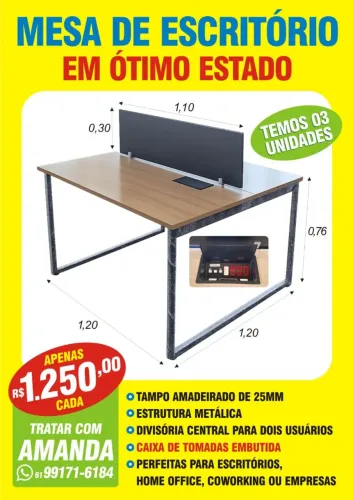 Mesa para escritório