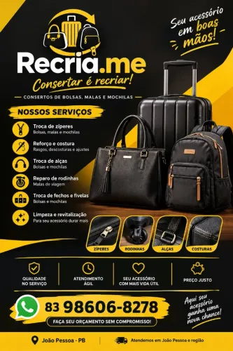 Conserto de Bolsas, Malas e Mochilas