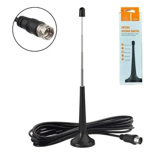 Antena Interna Digital Nova, sem uso! R$15,00