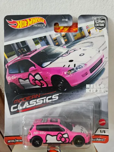 Hot wheels Premium Car Culture Honda Civic Hello Kitty