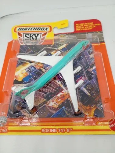 Miniatura Matchbox Sky Busters Boeing 747-8