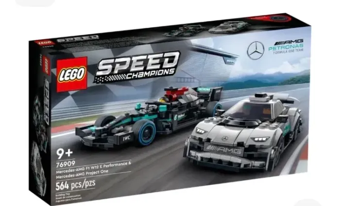 Lego Speed Champions 76909 Mercedes F1 e Project One - Novo