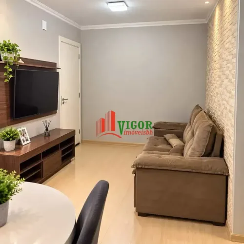 Apartamento com 2 quartos, 1 vaga e 47.00m² à venda no Condomínio Riacho verde, Vespasiano