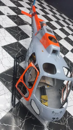 Fuselagem  helicóptero trex 600