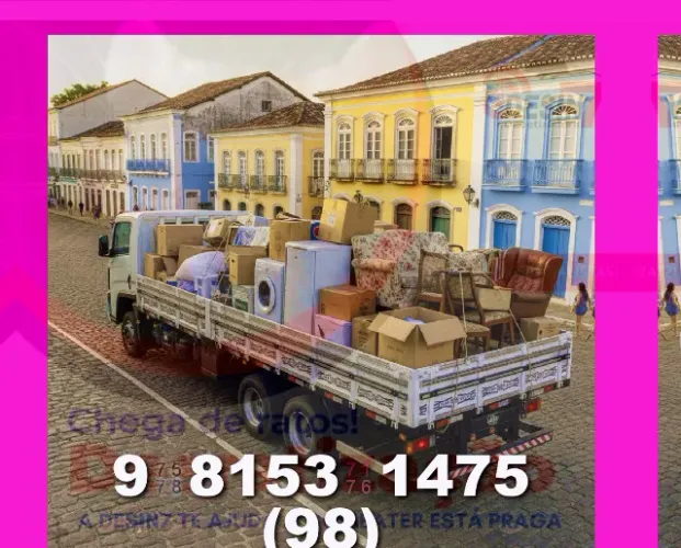 frete em carreta para são luís/joão paulo/castelo/bacanga/centro! rapidez e segurança.