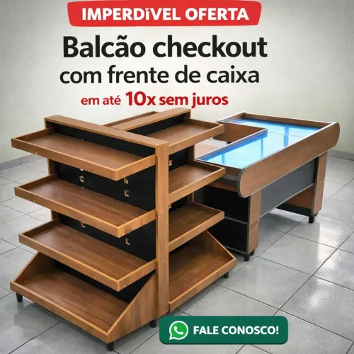 Gôndolas em MDF 