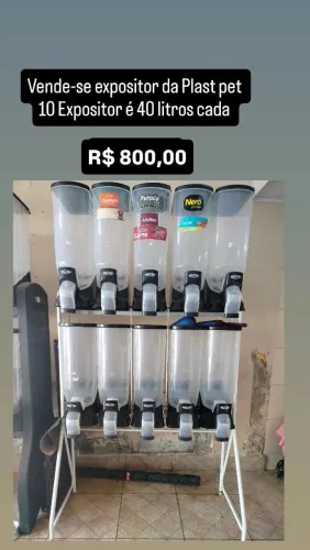 Expositor da plast pet 