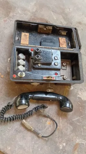 antigo telefone militar exercito alemao