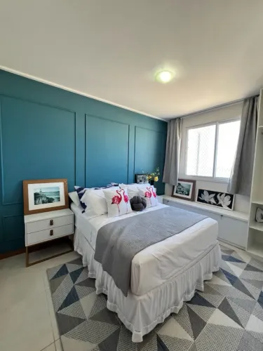 Apartamento de 1 quarto com vista mar e mobiliado 