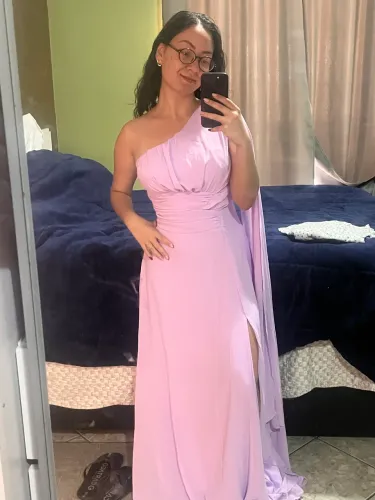 Vestido lilás tamanho M/P