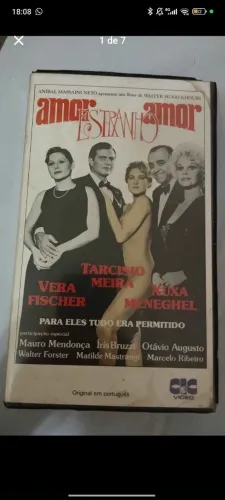 Fita vhs original Amor Eterno Amor, filme da xuxa extremamente raro