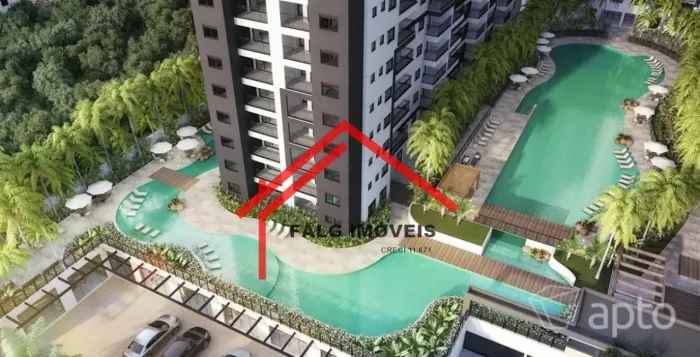 Aluguel de Apartamento - Condomínio Piscine Resort Osasco - 1 Quarto, 1 Vaga de Garagem - 