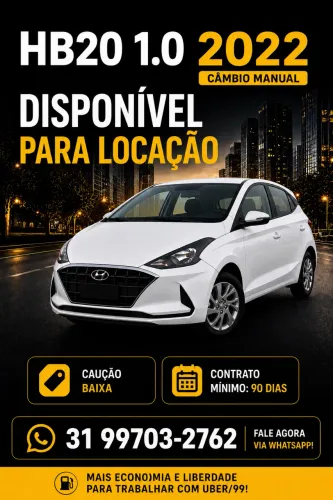 Aluguel de veículo para aplicativo