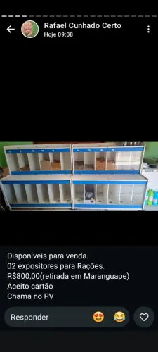 Expositor para Ração