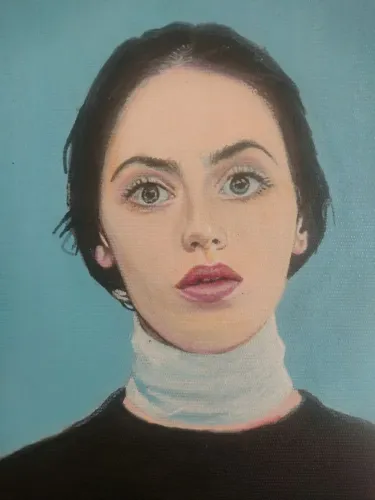 Pintura acrílico sobre tela 15x20 cm filme Possessão (1981)