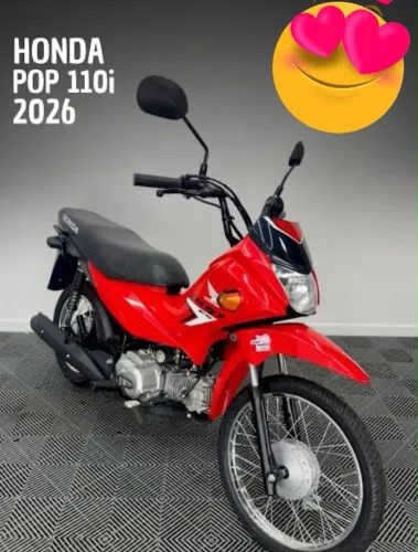 Honda Pop 110i Ano 2026 0km - Nota Fiscal e Garantia