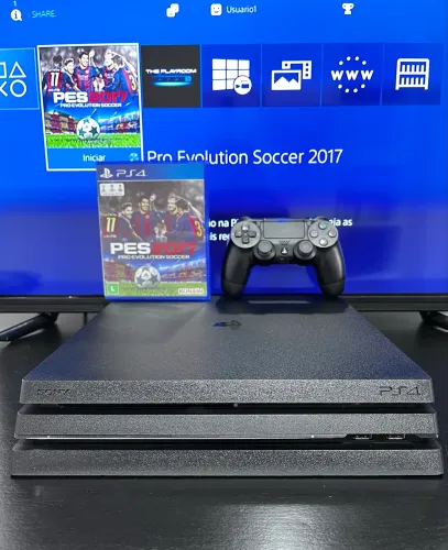 Ps4 Pro 4K Ótimo Estado + envio pela olx 