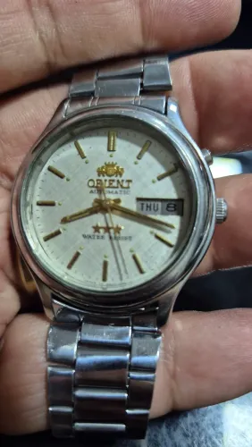 Relógio ORIENT 3 ESTRELAS CRYSTAL  -  AUTOMÁTICO