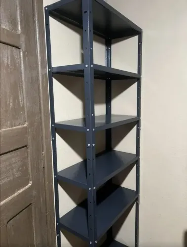 Estante de aço de 6 prateleiras