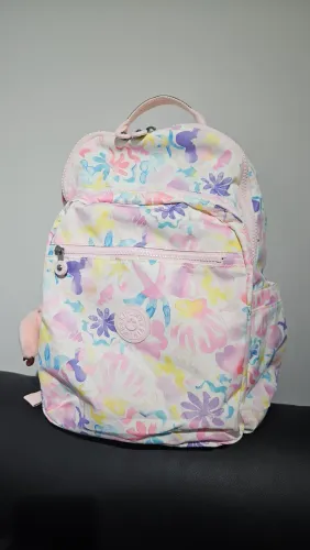 Mochila Kipling Seoul Aqua Sea 