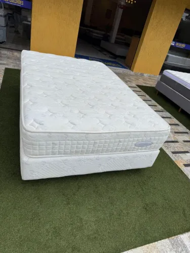 Cama box Casal MAXFLEX SEMINOVA TOP- ENTREGO 